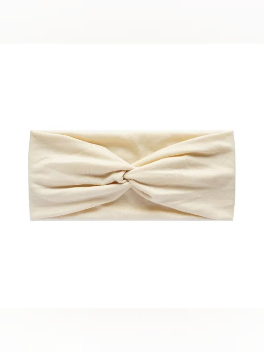 Neutral Cream Twist Knot Headband